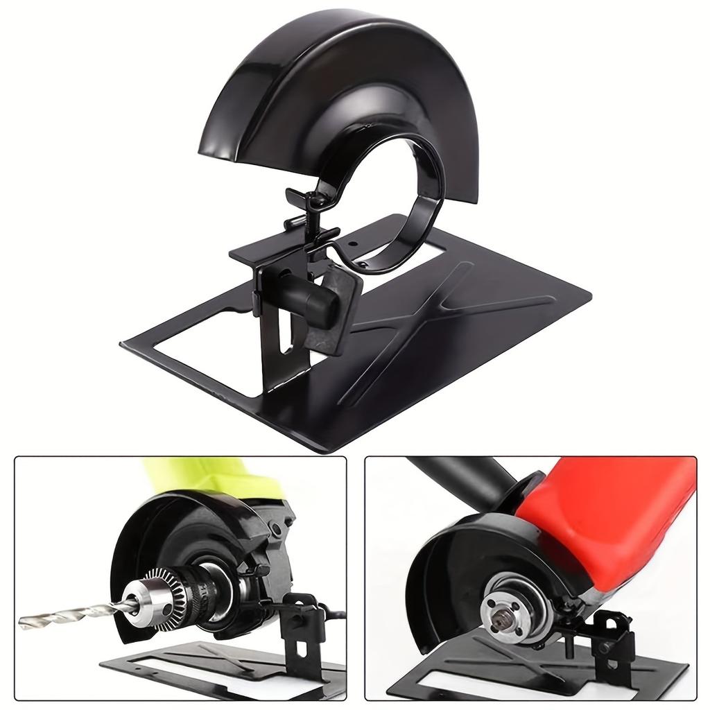 Cutting Bracket Protective Cover for Angle Grinder, Angle Grinder Tool Include Angle Grinder Stand and Protective Shield Cove