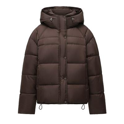 New Winter Cotton Coat Hooded Versatile and Loose Korean Cotton Coat Fashionable Warm Bread Coat Women's Jacket