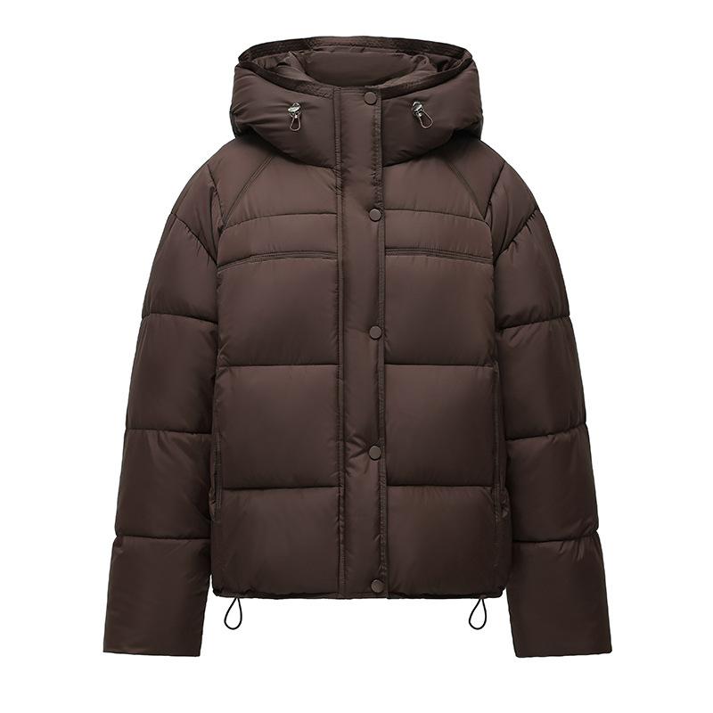 New Winter Cotton Coat Hooded Versatile and Loose Korean Cotton Coat Fashionable Warm Bread Coat Women's Jacket