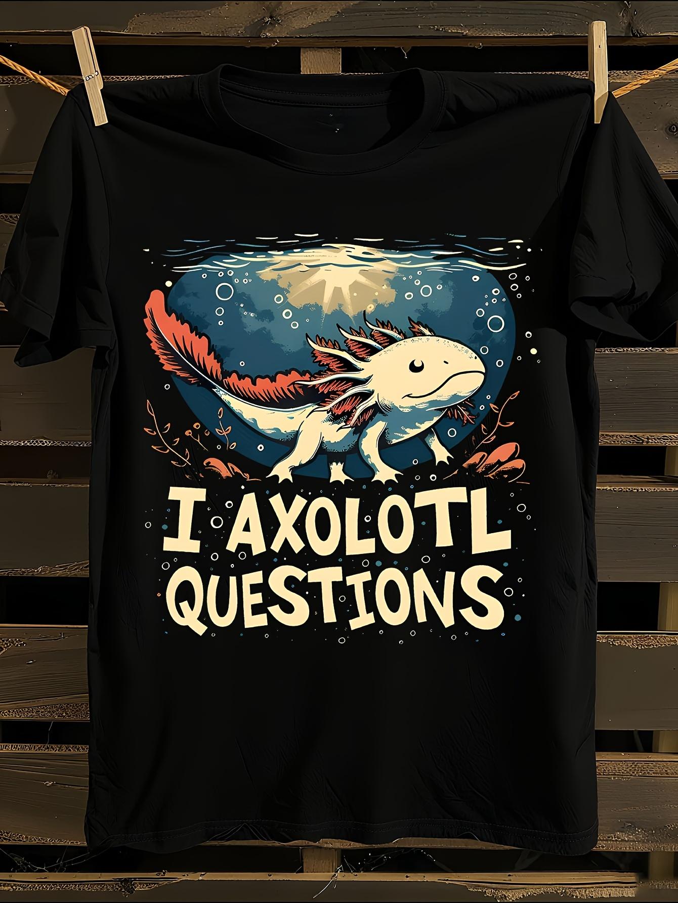 Cute Axolotl Dragon Graphic Tshirt XXXXL