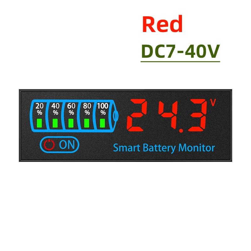 DC7-55V 3S-14S Battery Level Indicator 12V 24V 36V 48V 18650 Lipo Lithium Battery Capacity Board Voltage Battery Charging Tester