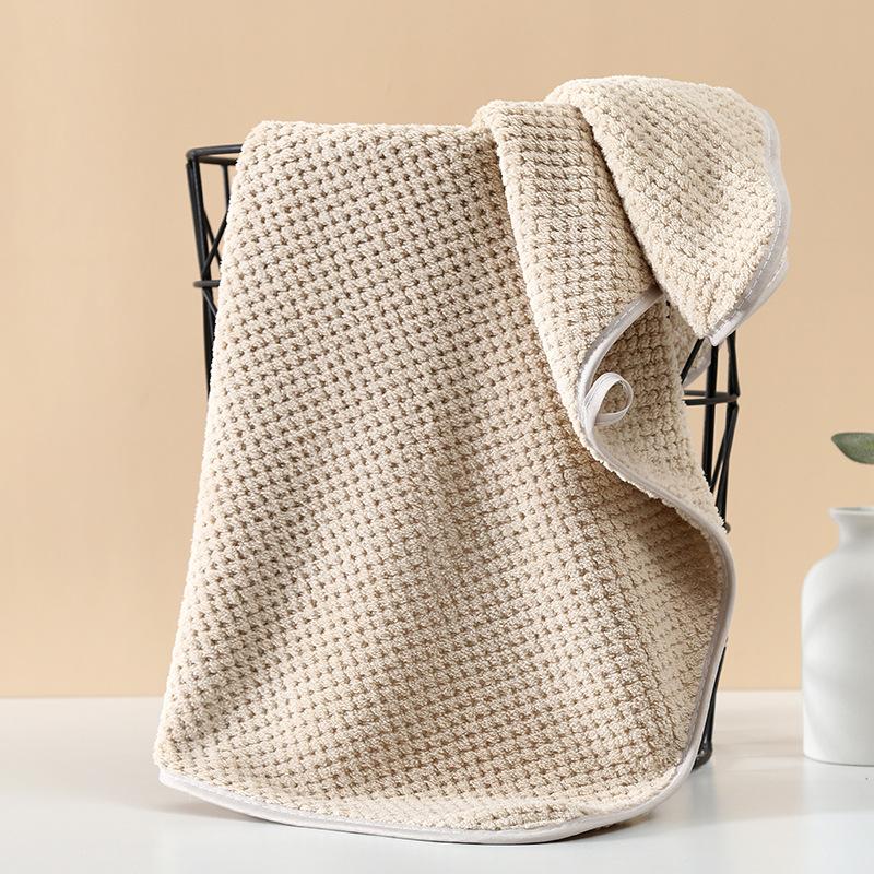 2pcs/lot Bath Towels Pure Cotton Strong Water Absorption No Lint No Fading Bath Quick-drying Household Towels Skin-friendly and Soft