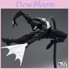 Black Spider Man Symbiote Action Figure With Movable Joints For Collectors
