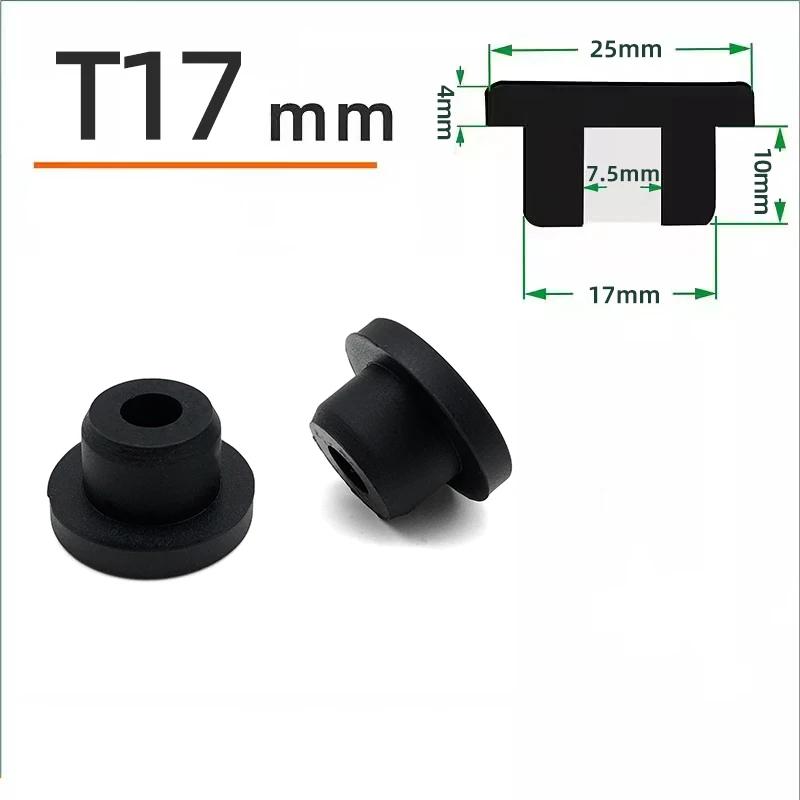 Schwarzer Silikonstopfen Ø 6mm-81,3mm Runde Staubdichte Dichtkappe Hitzebeständiger Silikon-Lochstopfen Dichtungs-Endkappe Schutzhülle