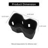 LUCKEASY Left Drive for Xpeng Mona M03 2024 2025 Center Console Cup Holder Mat Insert Anti-Slip Silicone Accessories Black