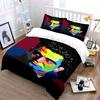 Colorful Geometric Face Illustration. Bedding Sets Duvet Cover Sets Duvet Covers Pillowcases(1 * Duvet Cover 2 * Pillowcases Without Duvet Insert)
