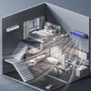Desktop Living Room Perfusion Fan Turbine Strong Wind Silent Desktop Fan