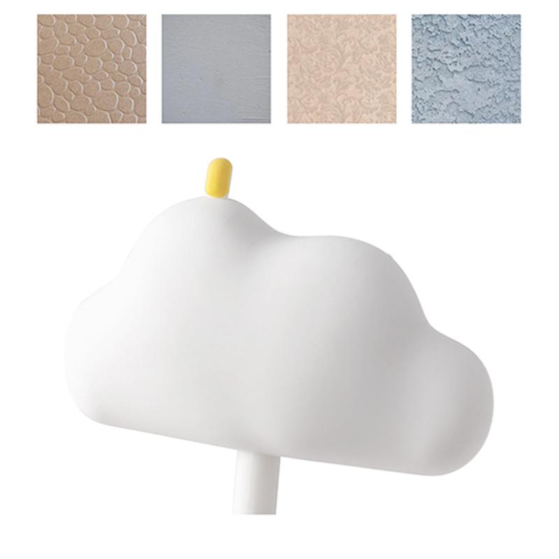 3Pcs Cloud Moon Hooks No-Punch Non-Marking Adhesive Backed Adhesive Hooks Kitchen Bathroom Wall Cute Hooks