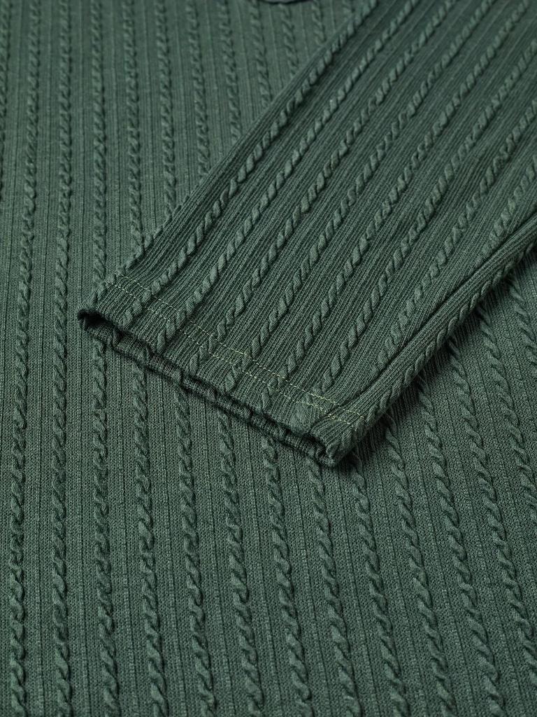 2025 Heren Effen Kleur Hoodie: Herfst & Winter Casual Gestructureerde Stof met Lange Mouwen en Knoopjes met Trekkoord.