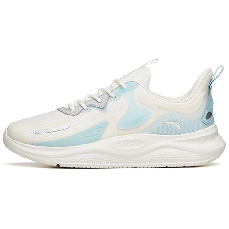 ANTA The Cloud Leather Mesh  White BLue  Men s 112145541R-1 EU 44.5