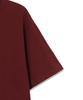 VANNWORKS 1992 Oversized Short Sleeve T-Shirt (Vs0099) Wine/White