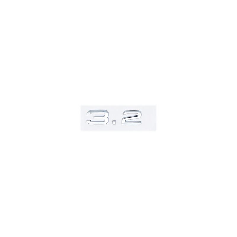3D ABS 2.4 3.2 3.6 4.2 Letter Car Rear Trunk Tailgate Fender Door Badge Emblem Adhesive Sticker For Audi A4 A5 A6 A7 A8 Q3 Q5 Q7