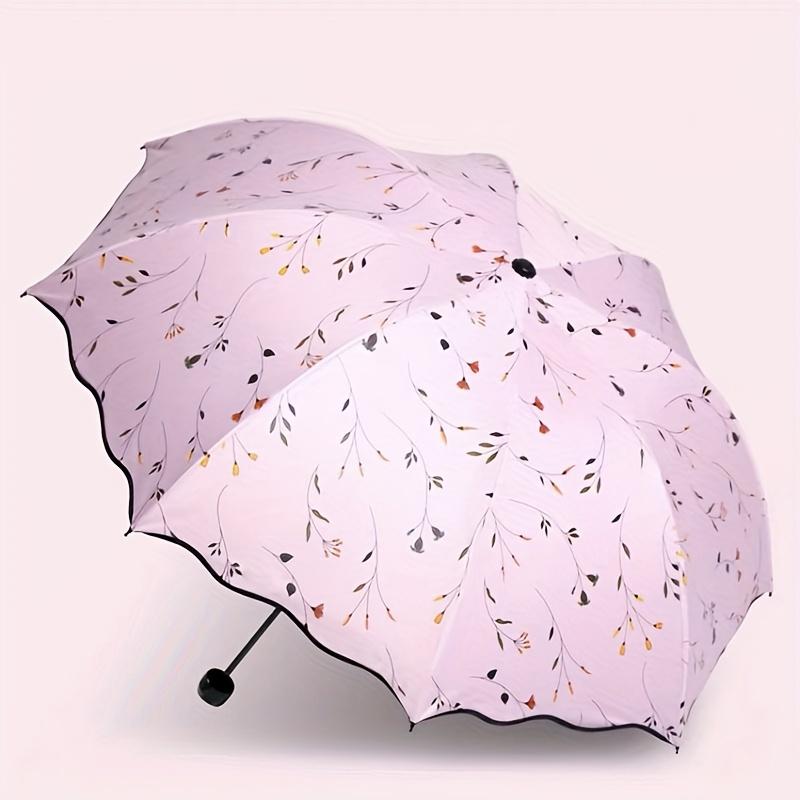 Ombrellone per Fiori e Piante Ombrello UV da Donna Fresco Portatile da Esterno Resistente ai Raggi UV Ombrello da Viaggio per Tutte le Stagioni Protezione Solare