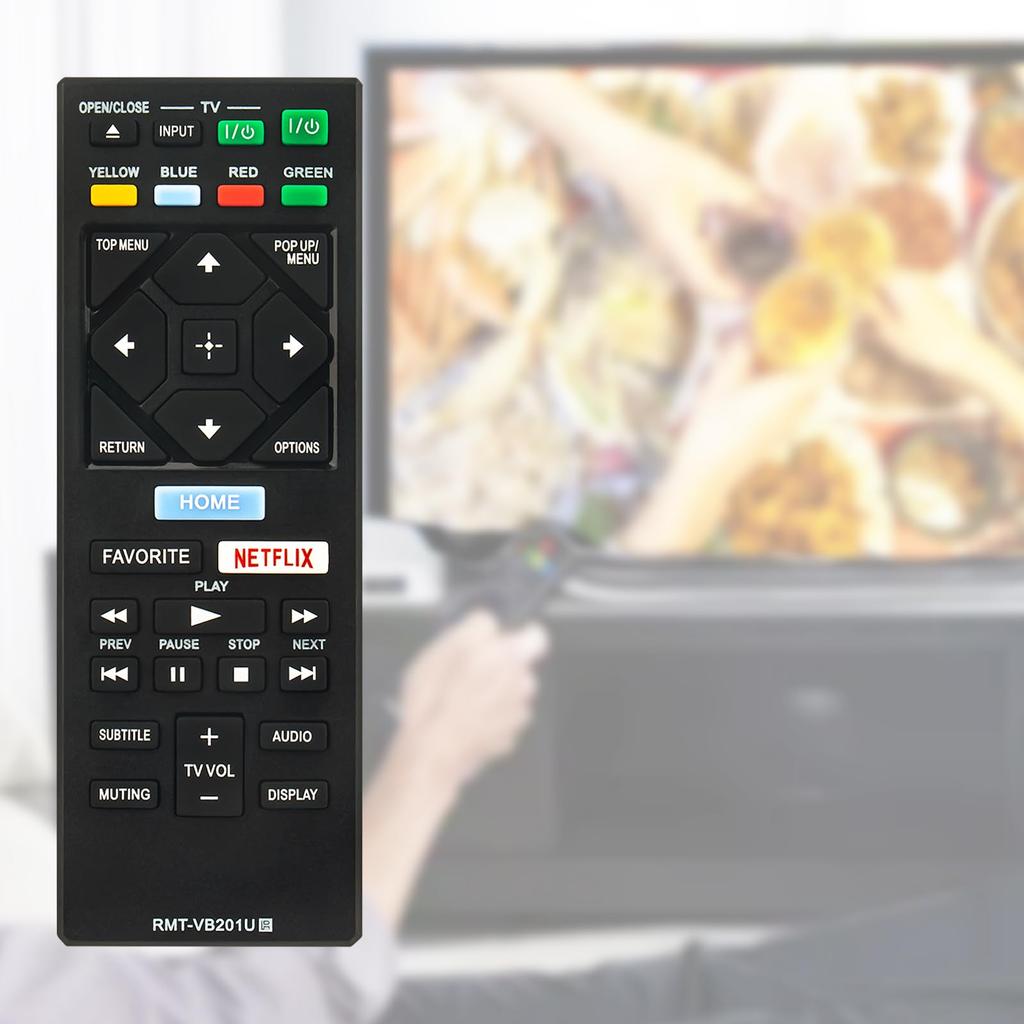 PerFascin Replacement Remote Control fits for Sony BD Disc DVD Players BDPBX370 BDPS1700 UBPUX70 UBPX700 UBPX700M BDPS3700 Blu-ray RMT-VB201U