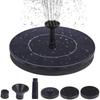 Solar-Powered Floating Bird Bath Fountain with Lights, 16cm, for Pool and Garden Landscapes