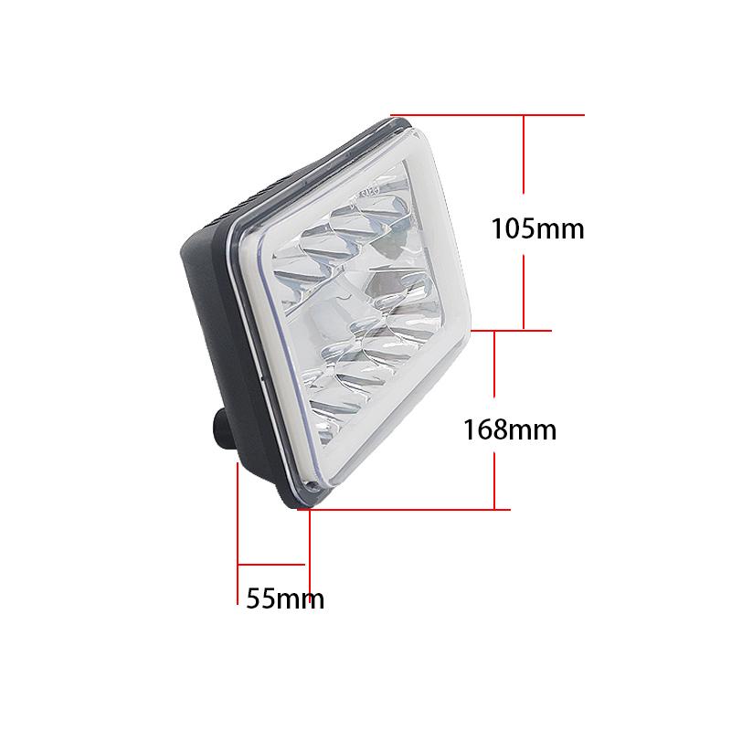 4X6 Auto LED Scheinwerfer Blinker Tagfahrlicht Wasserdicht 60W H4 Scheinwerfer für LKW Offroad 4WD Traktor DRZ400 Motorrad ATV UTE