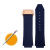 Cinturino in Gomma 25*19mm Per HUBLOT BIG BANG Silicone 17x25mm Impermeabile Cinturino da Uomo con Chiusura a Farfalla Strumento Cinturino Bracciale