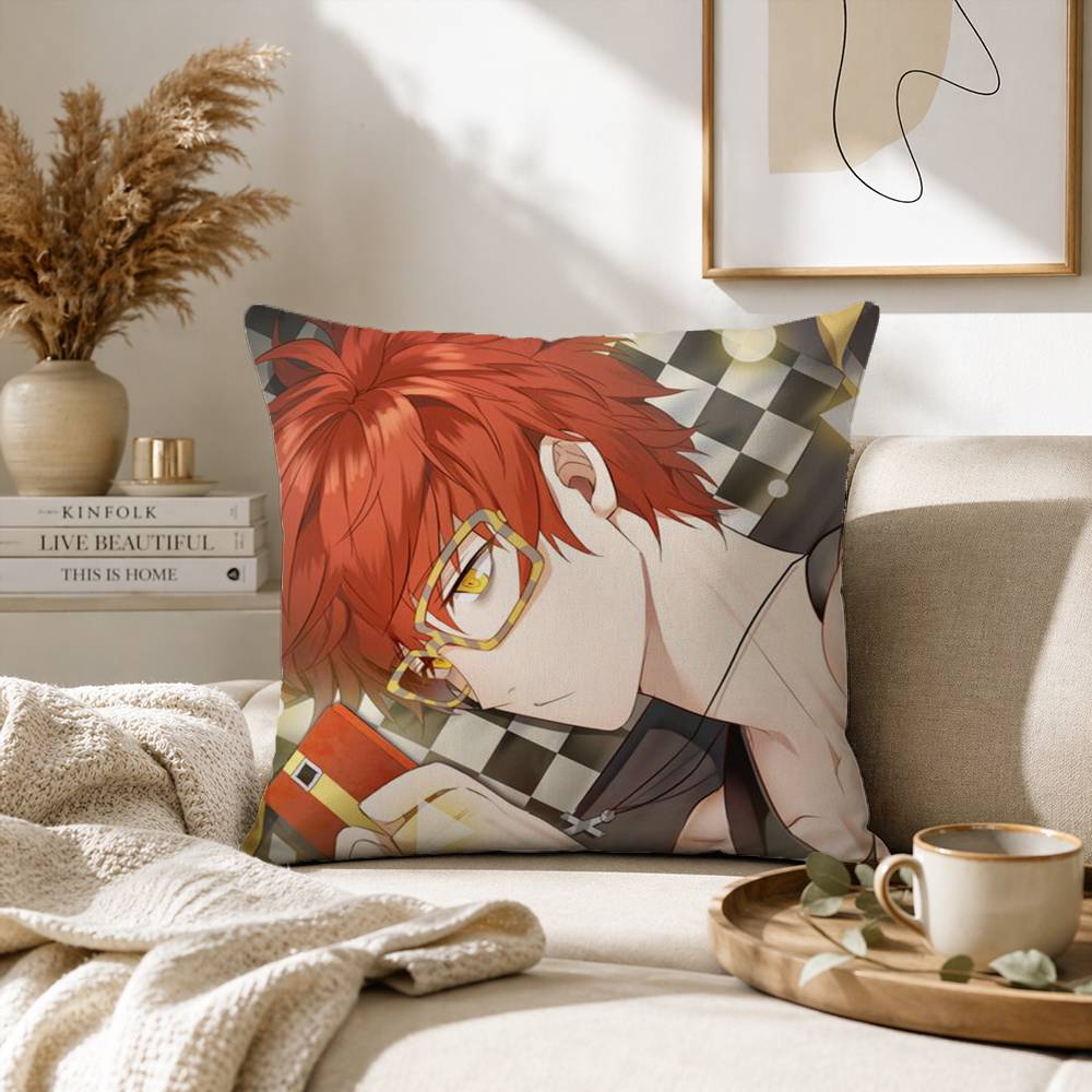 Anime Mystic Messenger Game Pillow Case for Sofa Living Room Home office Decor Protective Cover