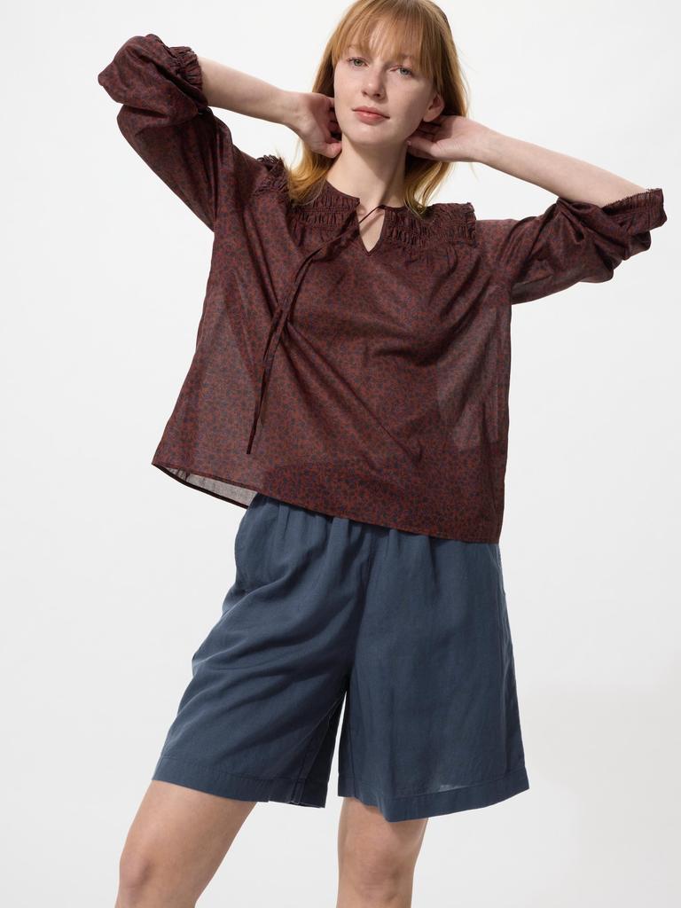 Uniqlo Japan Linen Blend Easy Shorts