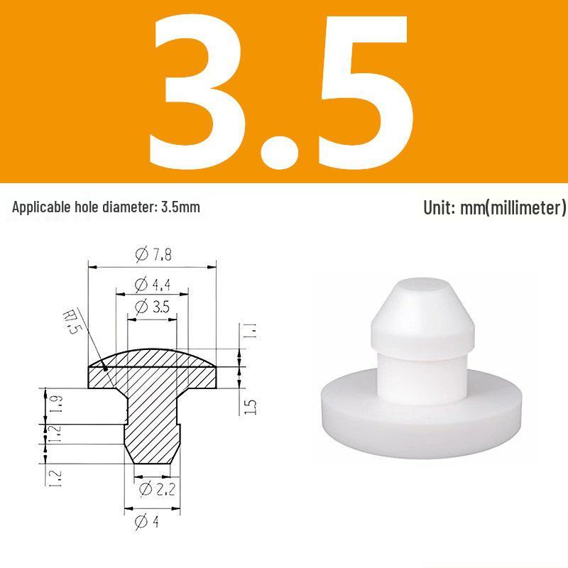 High-Temp Resistant Silicone Rubber Stopper with Card Slot Sealing Cap