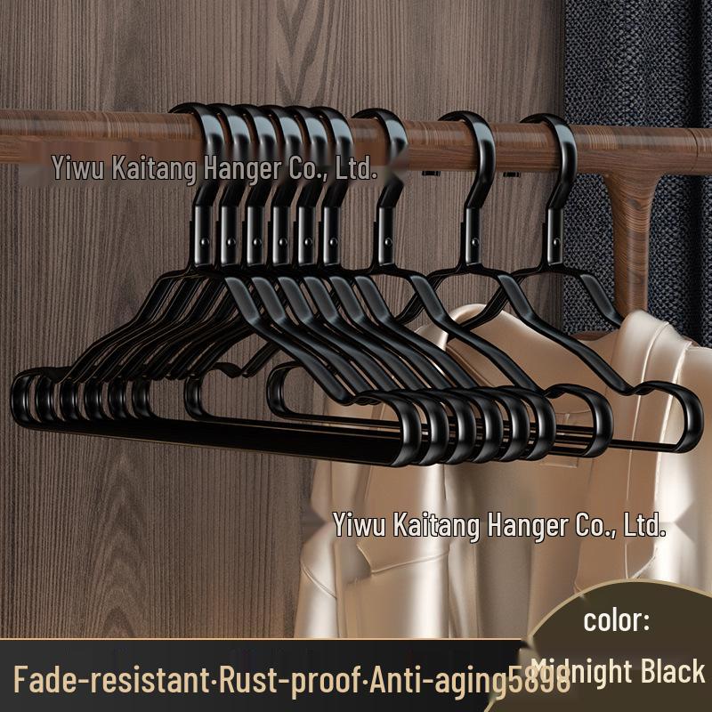 Non-Slip Thickened Aluminum Alloy Clothes Hanger for Adults - Seamless Space-Saving Drying Rack