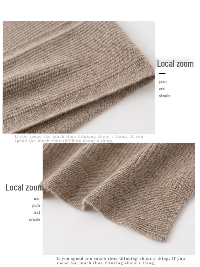 100% Pure Cashmere Knitted Shawl: All-Season Versatile Scarf & Cape