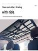 Car Roof Storage Mesh Pocket with Cross Direct Buckle - Dual Use Net for Car Roof Storage