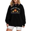 2025 Women's Crew Neck Sweatshirt with Autumn Leaf Pattern Print - New Autumn/Winter Style