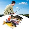1/3/5 Bucăți 10CM/15.5G Momeală de Pescuit Bionică Multi-Articulată Aruncare Lungă Swimbait cu 7 Secțiuni Momeală Artificială Dură Accesorii Pescuit Apă Dulce Apă Sărată