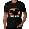 Deez Nutz Christmas Gopher Saying Dees Nutz Ugly Xmas Tshirt Trendy Print Short Sleeve Tshirt