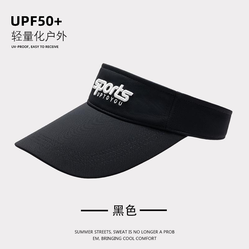Sun Protection Cap with Enlarged Brim Sun Protection UV Protection Empty Top Outdoor Sports Sunshade Summer Empty Top Hat