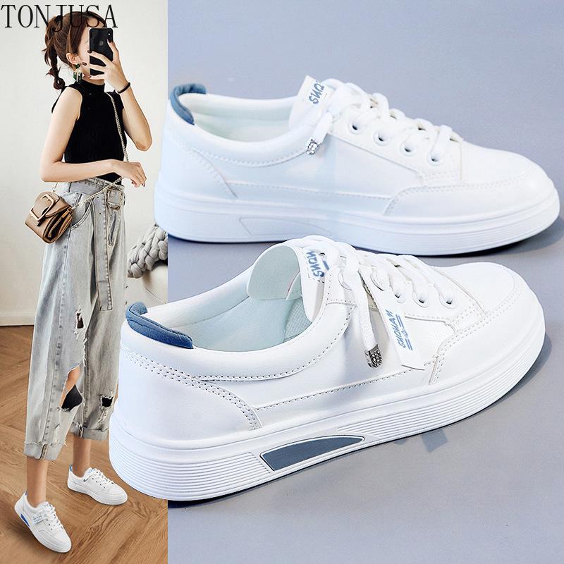 Little White Shoes Women's Sports Shoes Large Size Women's Shoes Student Casual Shoes Running Shoes