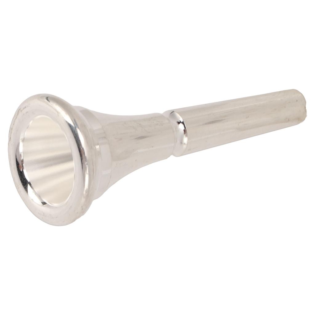 Horn Mouthpiece Replacement Brass French Horn Mouth Wind Instrument Accessories Silver Color