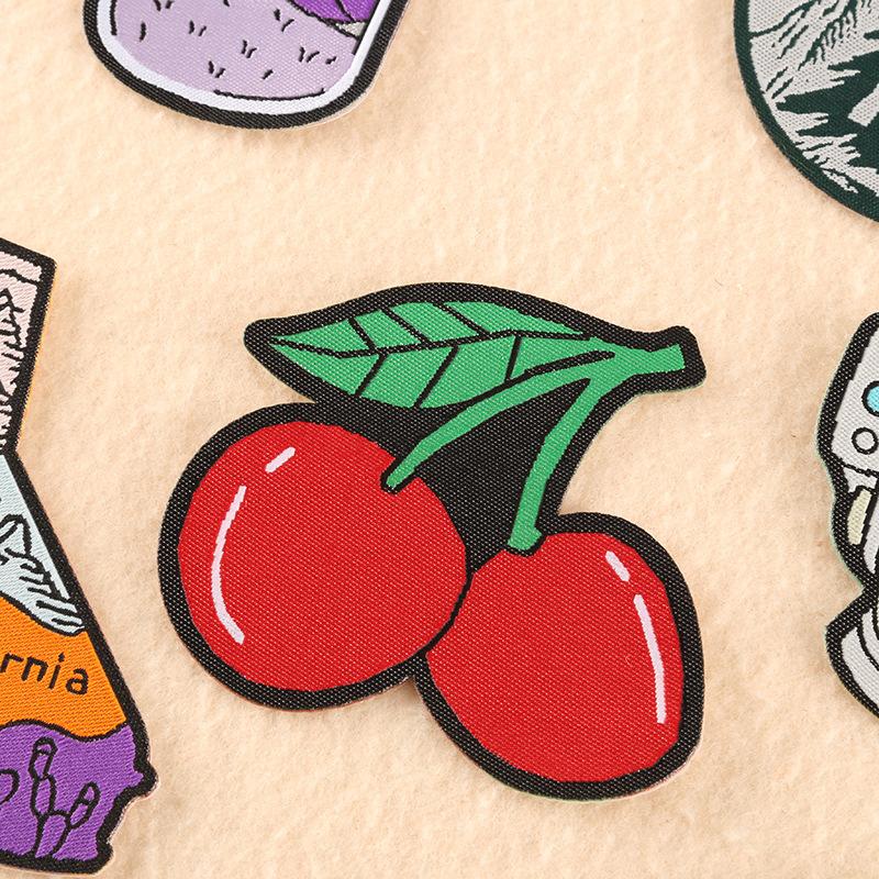 Autocolant din material textil pentru etichete de țesut Autocolant pentru etichete brodate Accesorii de îmbrăcăminte Pantofi și pălării Accesorii pentru bagaje Autocolant din material textil brodat