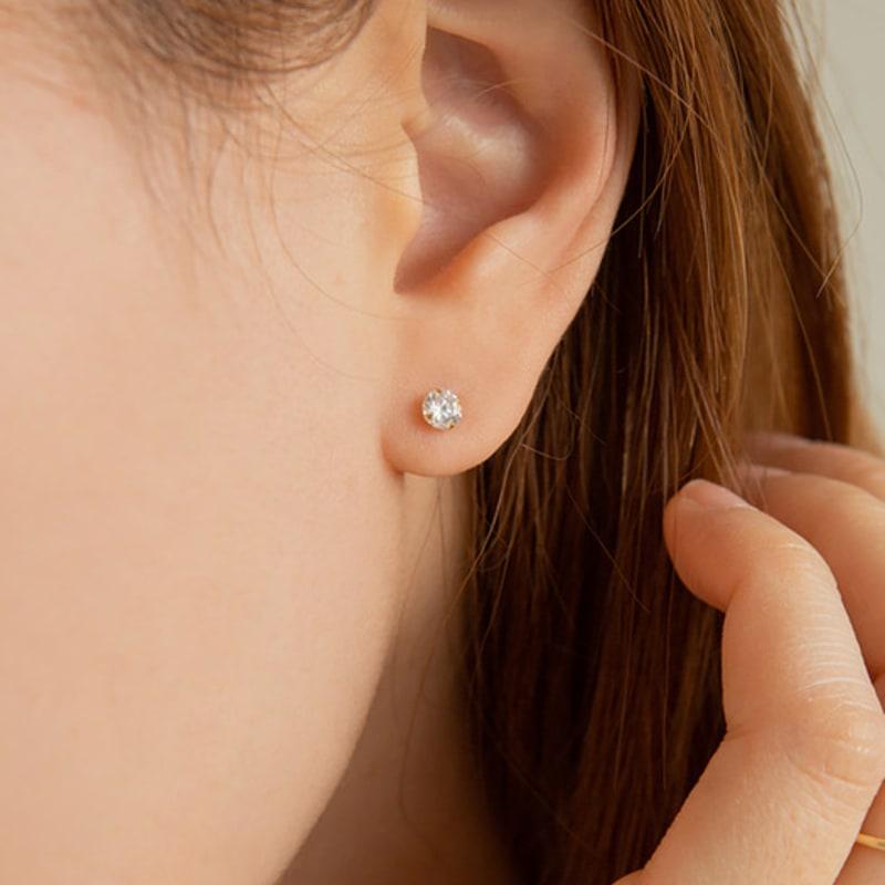 LUNNE 14k Cubic Piercing (14k Gold) #PI03