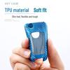 Chevrolet Key Case for Cavalier & Malibu - Carbon Fiber Transparent Soft Rubber Cover