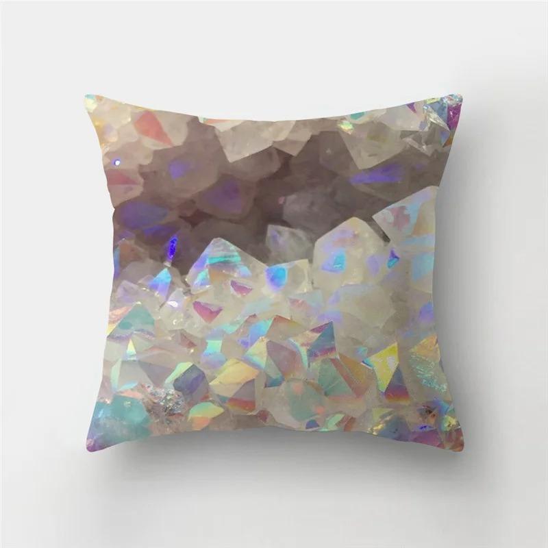 Texture Print Pattern Marble Rock Cushion Cover Home Living Room Sofa Car Decorative Throw Pillow Pillow Cover