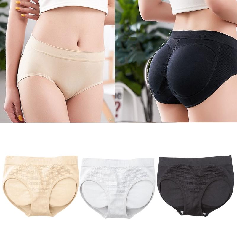 Gepolsterte Push-Up Slips für Damen Po-Lifter Formende Höschen Falscher Po Gesäß Hüftpolster Unsichtbare Lift-Up Slips Höschen Unterwäsche