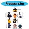 62KD Halloween Miniature Decors Set of 10 for Party and Miniature Garden Landscape