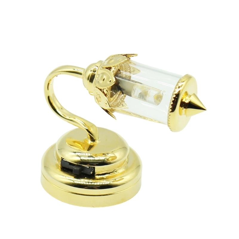 

Sconce Bedroom Wall Lamp Miniature Furniture Model Doll Houses Accessory Realistic Lighting Toy Playset 1:12 1