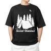 Tröja för social distansering – Rolig campingtröja för utomhusbruk Retro Unisex T-shirt