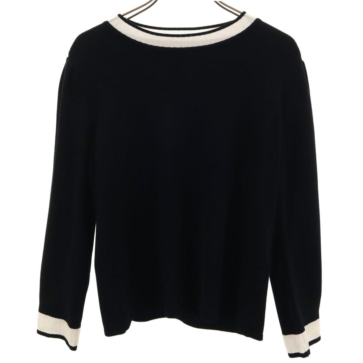 

FOXEY made in Japan Long sleeve knit 40 black Women Used