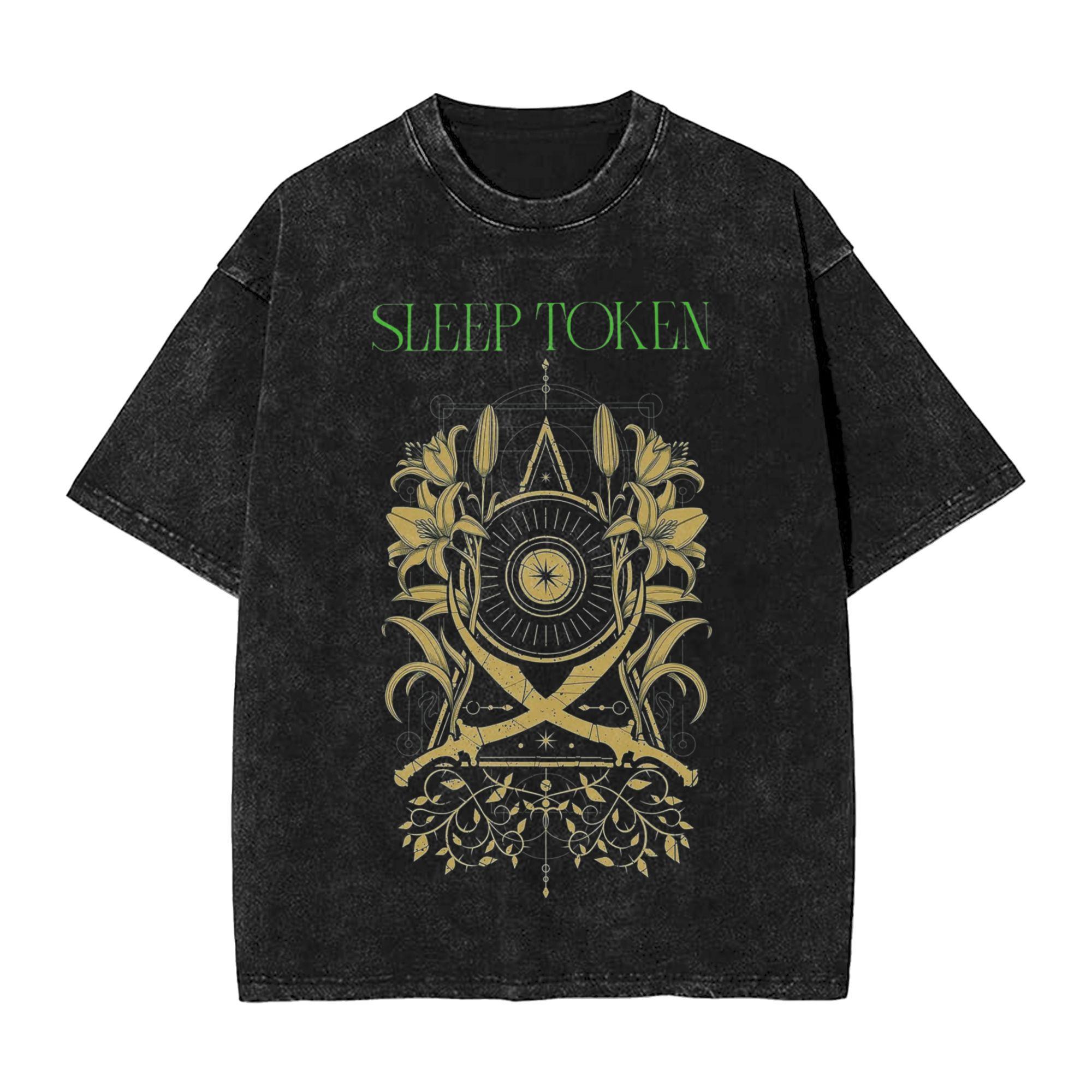 

Sleep Rock Music Tokensd Навіть в Аркадії Футболка Хіп-вош Короткий рукав Вулична футболка Мода для Чоловіків Жінок 2XL