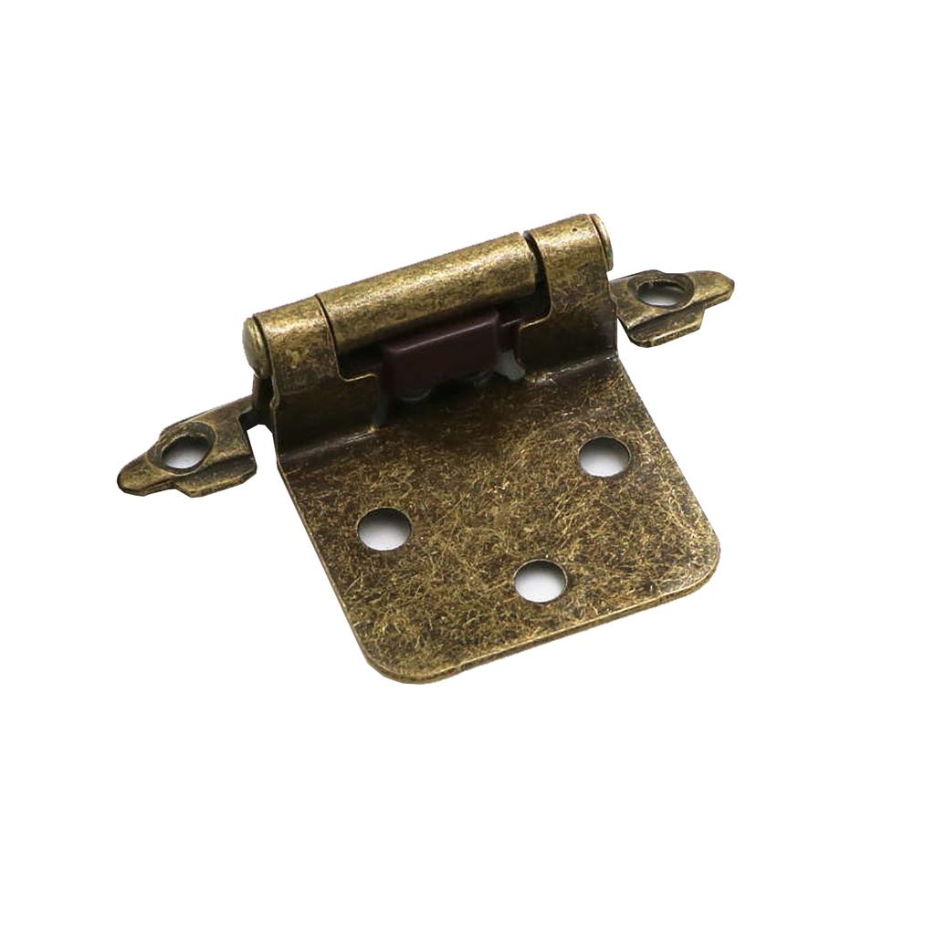 New 6 Colors Cabinet Door Hinges Self Closing Overlay Flush Cabinet Hinge Heavy Duty Door Cupboard Hinges Door Hinges Hardware