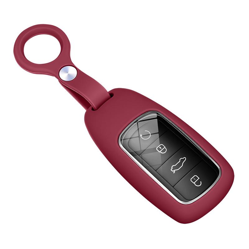 Universal Full-Coverage Scratch-Resistant Silicone Car Key Cover for Men and Women