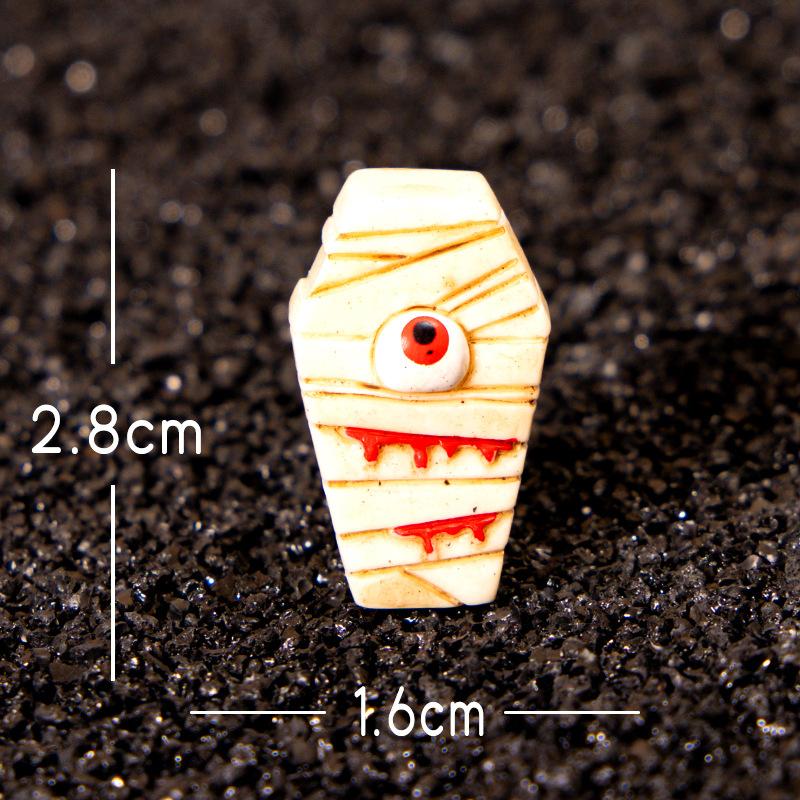 Halloween Micro-landscape Creative Ghost Ornaments, Home, Car, Desktop Resin Craft Decorative Small Ornaments