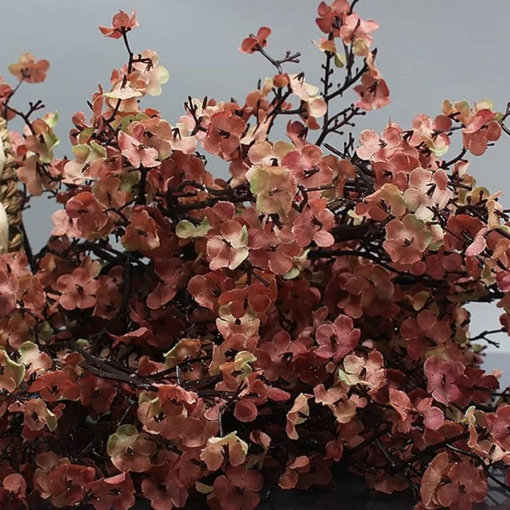 50cm Zen Simulation Cherry Blossom Branch Home Decoration Flower Arrangement