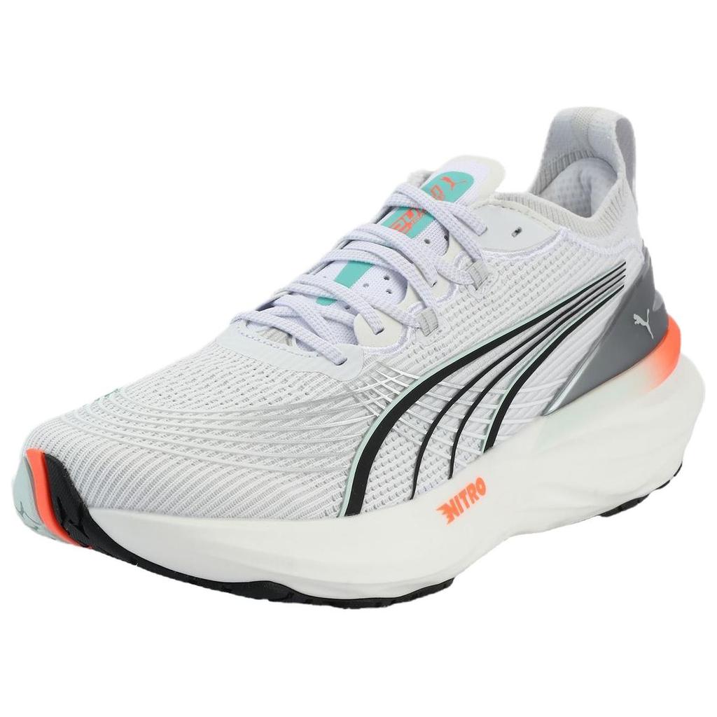 Puma ForeverRun Nitro 2 White Glowing Red Men Sneakers 310109-07