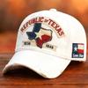 Embroidered Letters Baseball Hat Design Adjustable Strap Lightweight Polyester Casual Sporty Headwear