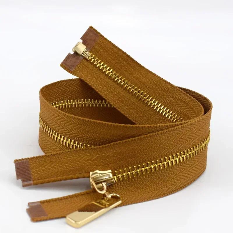 2/5Pcs 3# 40-70cm Open-end Metal Zippers for Sewing Jacket Coat Zipper Tapes Clothes Tent Zip Repair Kit DIY Garment Accessories